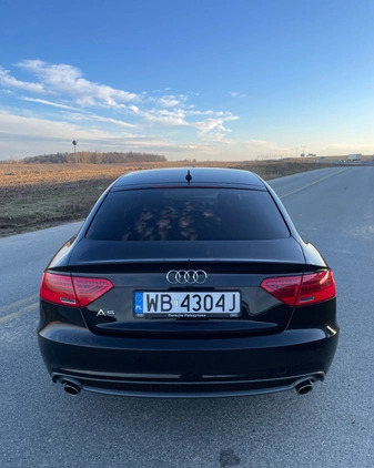 Audi A5 cena 79950 przebieg: 159980, rok produkcji 2013 z Świebodzin małe 232